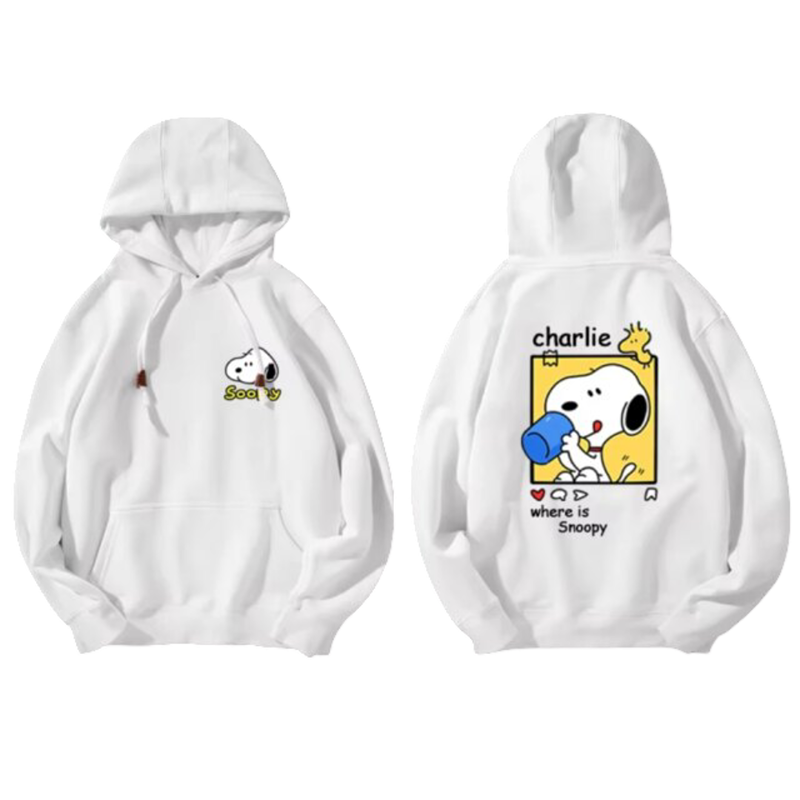 Kawaii Snoopy Cartoon Hoodie