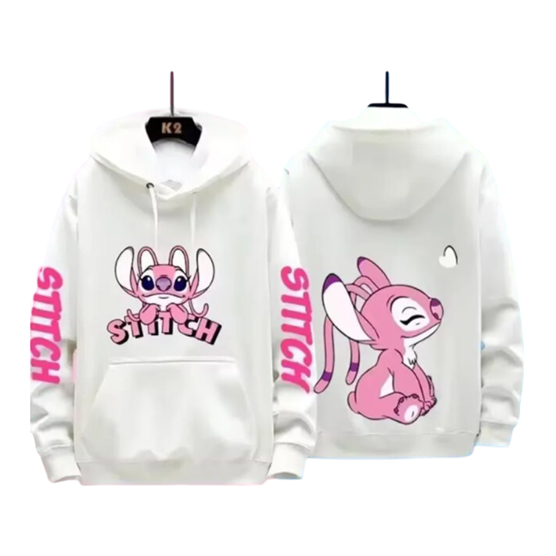 Kawaii Angel Printed Casual Hoodie