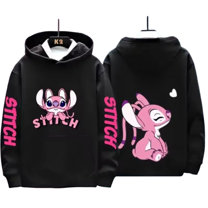 Kawaii Angel Printed Casual Hoodie