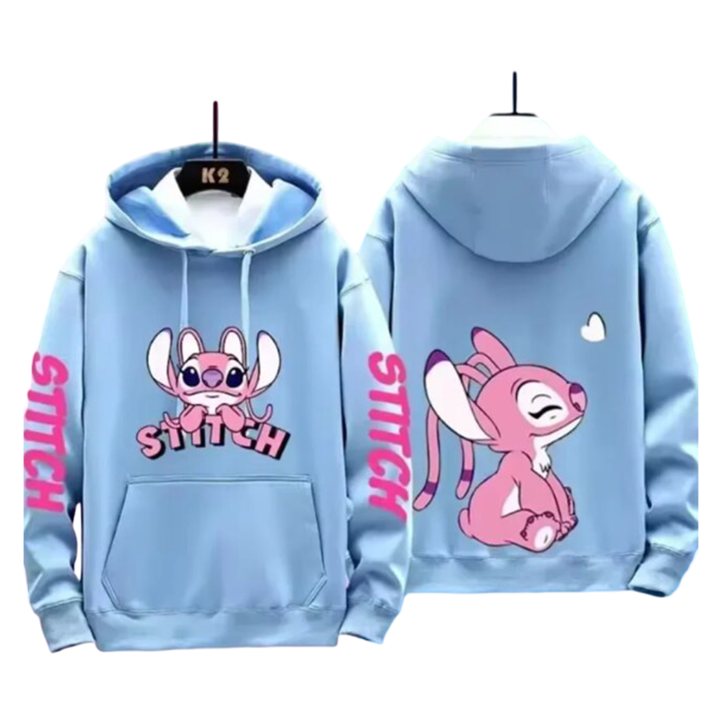 Kawaii Angel Printed Casual Hoodie