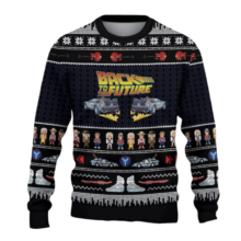 Kawaii Back To The Future Print Sweater Kawaii Back To The Future Print Sweater