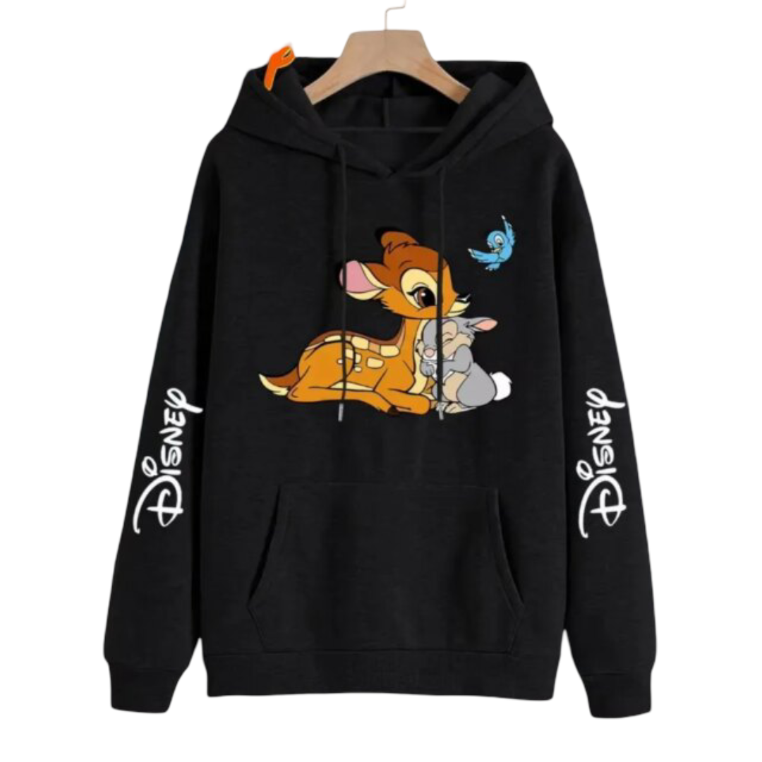 Kawaii Bambi Character Hoodie