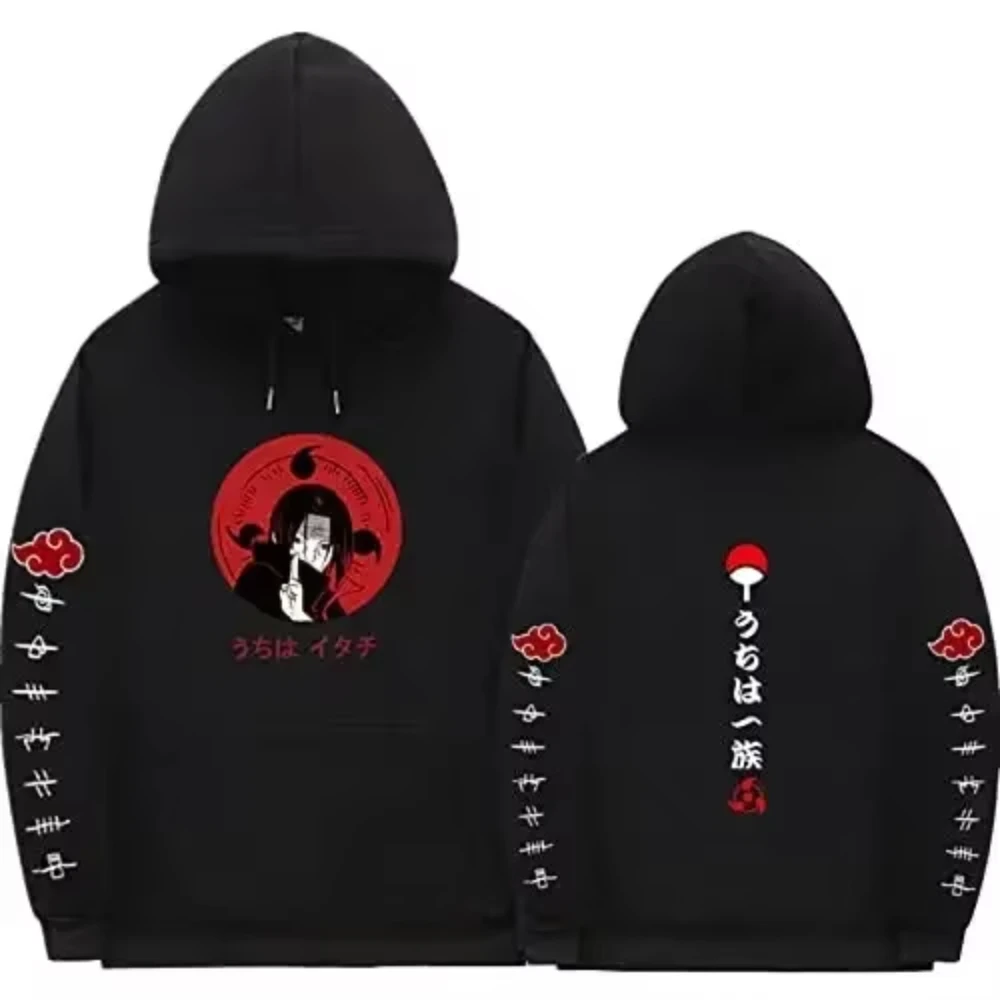 Kawaii Naruto Itachi Uchiha Anime Printed Hoodie