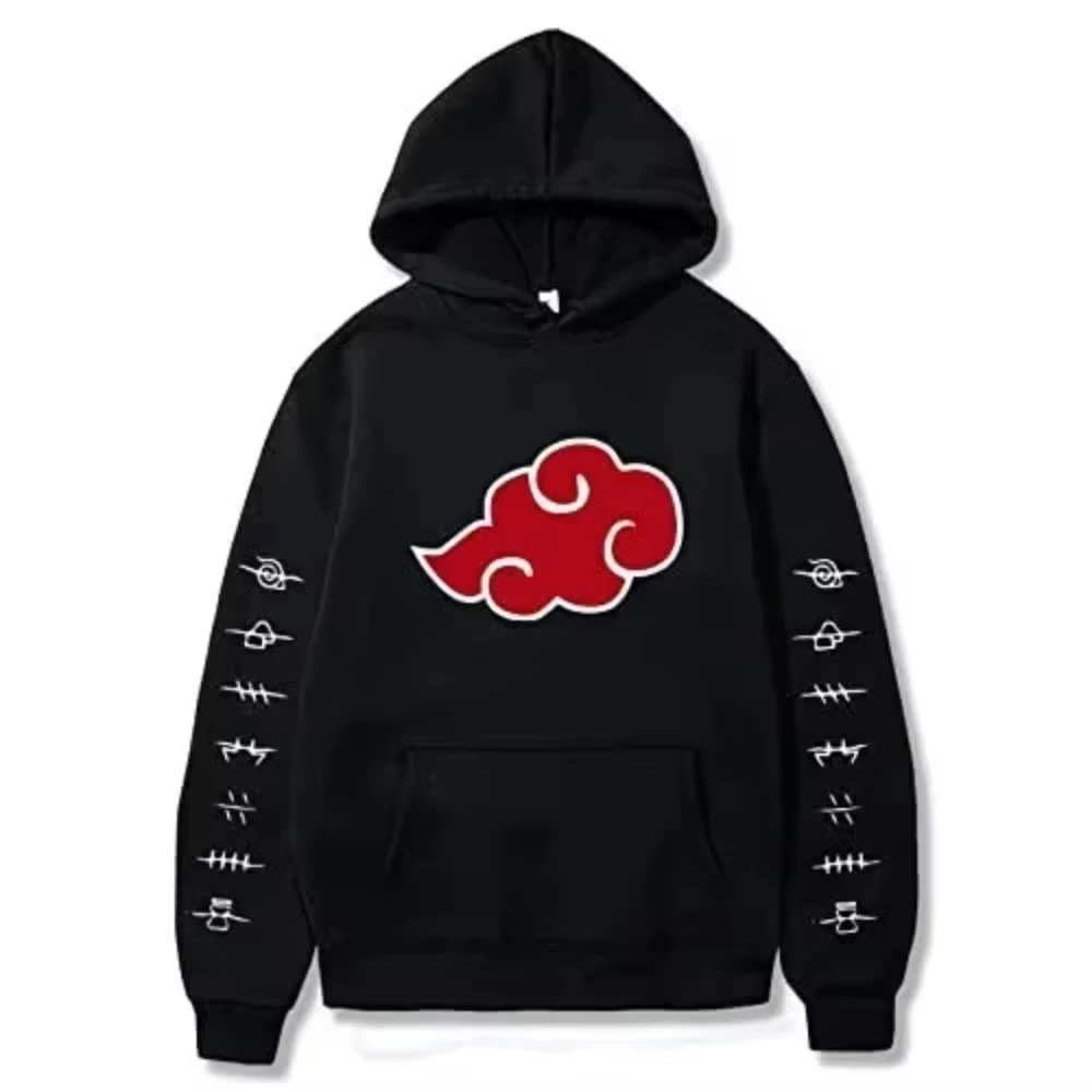Kawaii Naruto Akatsuki Cloud Anime Printed Hoodie