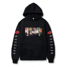Kawaii Anime Naruto Character Printed Hoodie Kawaii Anime Naruto Character Printed Hoodie