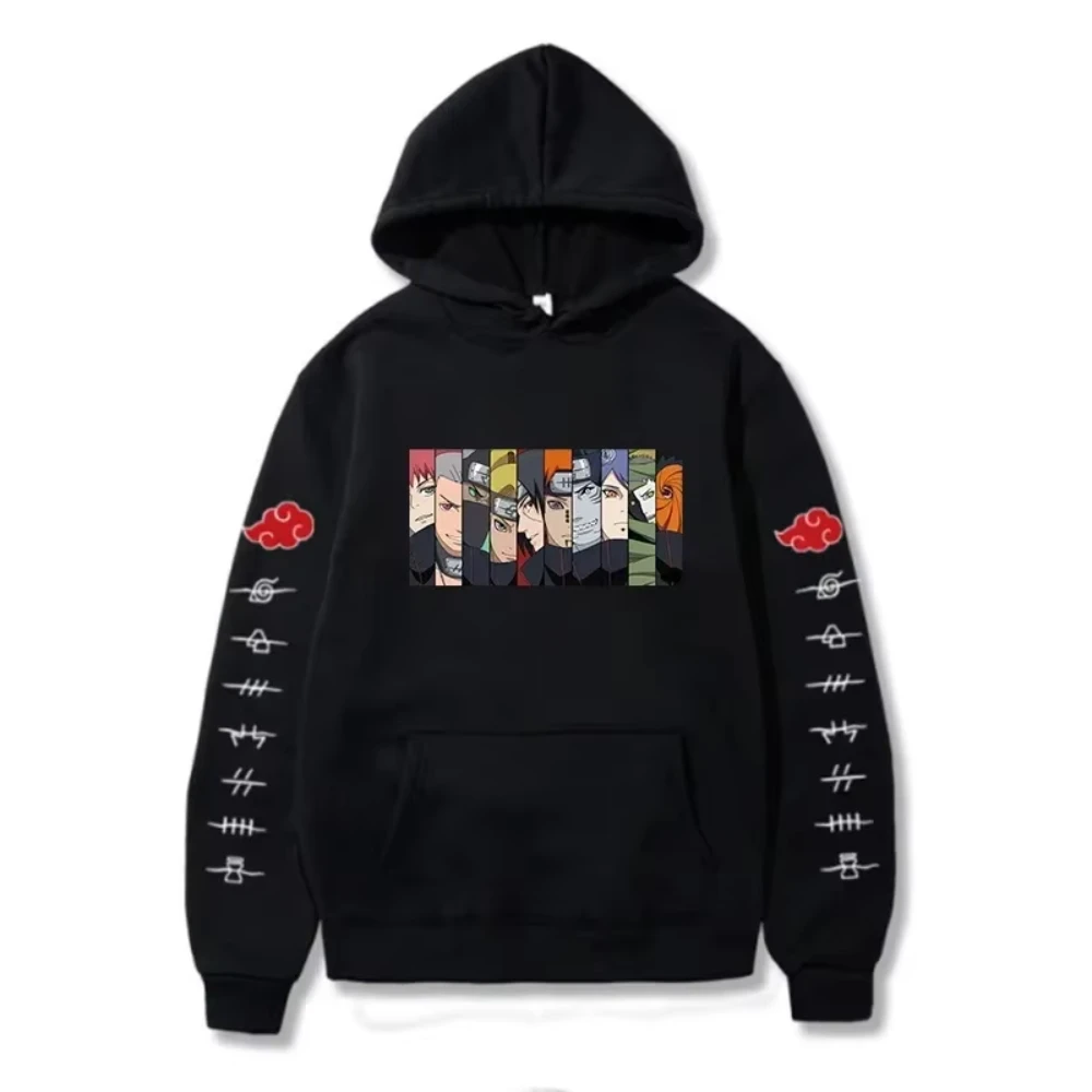 Kawaii Anime Naruto Character Printed Hoodie