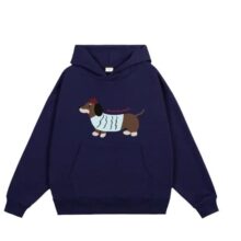 Kawaii Dachshund Dog Printed Hoodie Kawaii Dachshund Dog Printed Hoodie