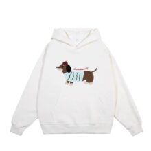 Kawaii Dachshund Dog Printed Hoodie Kawaii Dachshund Dog Printed Hoodie