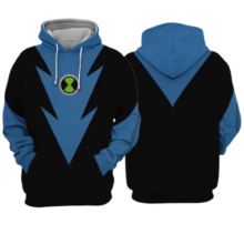 Kawaii Ben 10 XLR8 3D Printed Hoodie Kawaii Ben 10 XLR8 3D Printed Hoodie
