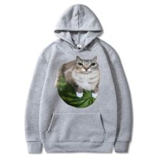 Kawaii Watermelon Cat Printed Hoodie Kawaii Watermelon Cat Printed Hoodie