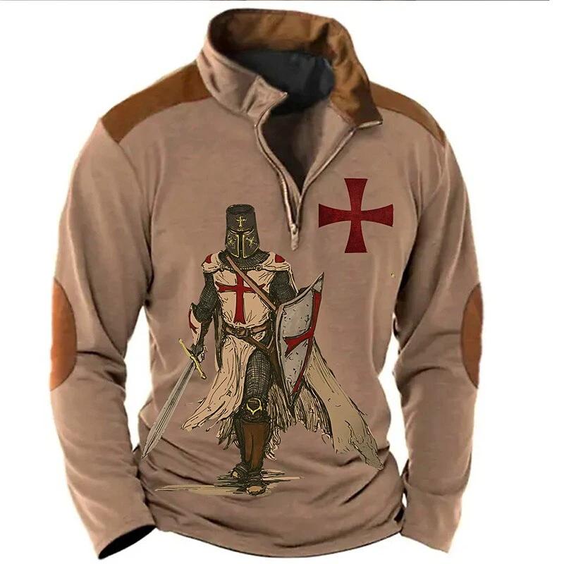 Kawaii Knights Print Hoodie