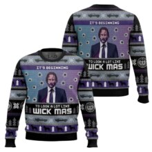 Kawaii Dwarf John Wick Ugly Christmas Sweater Kawaii Dwarf John Wick Ugly Christmas Sweater
