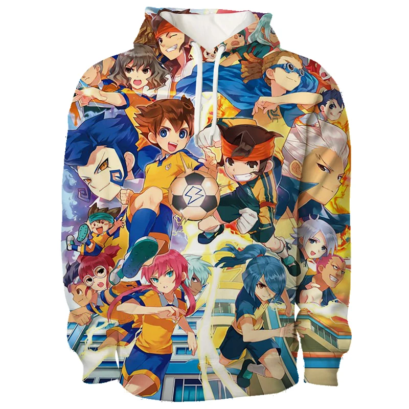 Kawaii Inazuma Eleven GO Character 3D Hoodie