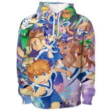 Kawaii Inazuma Eleven GO Character 3D Long Sleeve Printed Hoodie Kawaii Inazuma Eleven GO Character 3D Long Sleeve Printed Hoodie