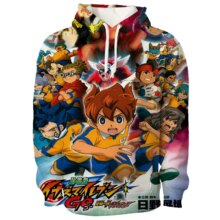 Kawaii Anime Inazuma Eleven GO Character 3D Long Sleeve Hoodie Kawaii Anime Inazuma Eleven GO Character 3D Long Sleeve Hoodie