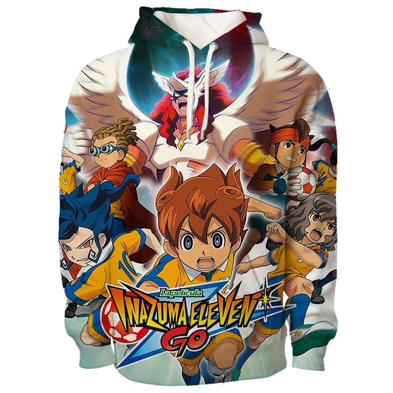 Kawaii Inazuma Eleven GO Character Printed Hoodie