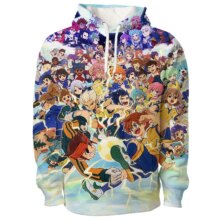 Kawaii Inazuma Eleven GO Character Polyester Hoodie Kawaii Inazuma Eleven GO Character Polyester Hoodie