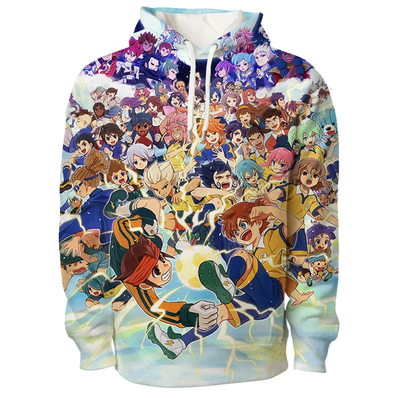 Kawaii Inazuma Eleven GO Character Polyester Hoodie Kawaii Inazuma Eleven GO Character Polyester Hoodie