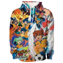 Kawaii Inazuma Eleven GO Character 3D Long Sleeve Poyester Hoodie Kawaii Inazuma Eleven GO Character 3D Long Sleeve Poyester Hoodie