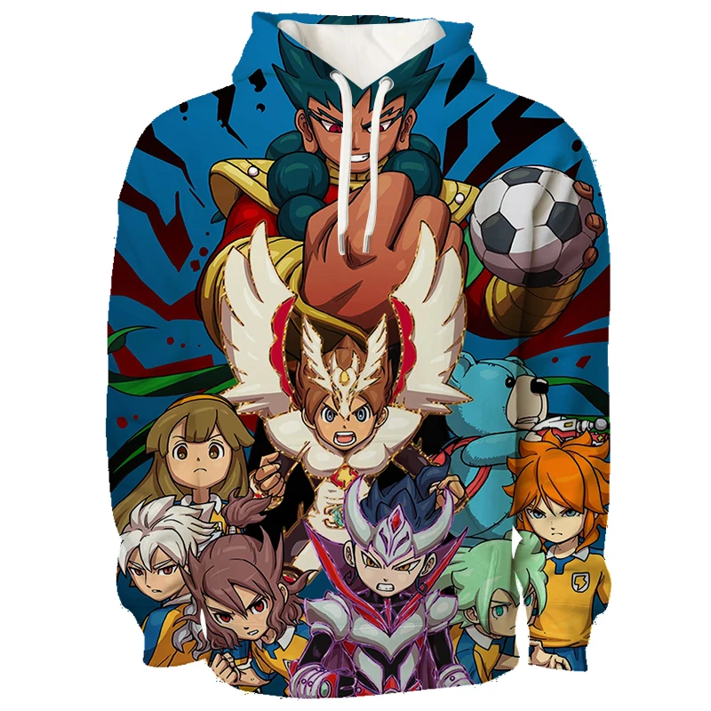 Kawaii Inazuma Eleven GO Character Long Sleeve Hoodie