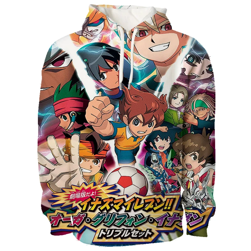 Kawaii Anime Inazuma Eleven GO Character 3D Hoodie