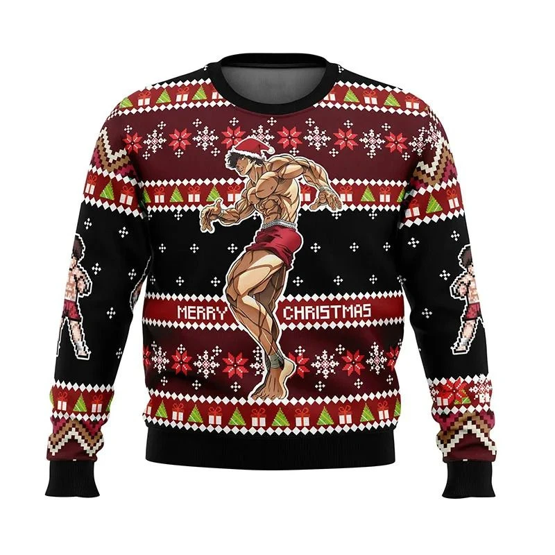 Baki The Grappler Kawaii Printed Sweater