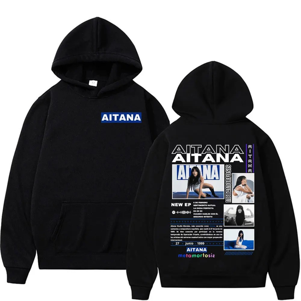 Aitana Kawaii Printed Polyester Hoodie