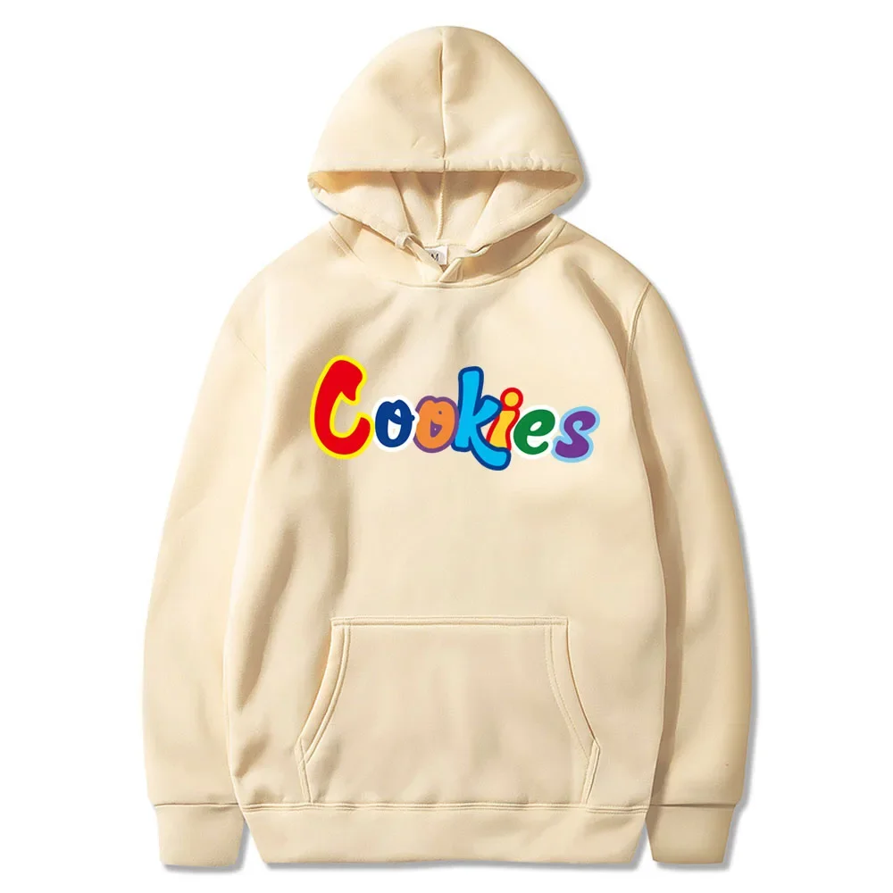 Kawaii Cookies Print Polyester Hoodie