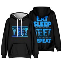 Kawaii Yeet Print Hoodie Kawaii Yeet Print Hoodie