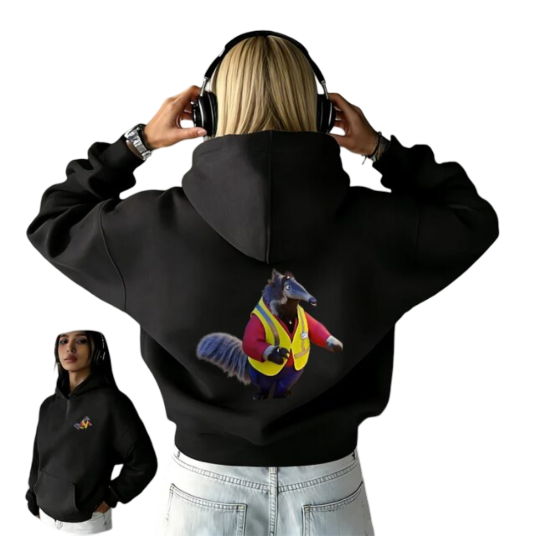 Kawaii Zootopia 2 Antony Snootley Printed Hoodie Kawaii Zootopia 2 Antony Snootley Printed Hoodie