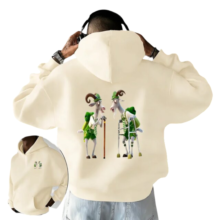 Kawaii Zootopia 2 Jürgen Ziegenkäse And Berthold Hufschmerz Printed Hoodie Kawaii Zootopia 2 Jürgen Ziegenkäse And Berthold Hufschmerz Printed Hoodie