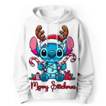 Christmas Kawaii Stitch Anime 3D Print Sweatshirt Christmas Kawaii Stitch Anime 3D Print Sweatshirt