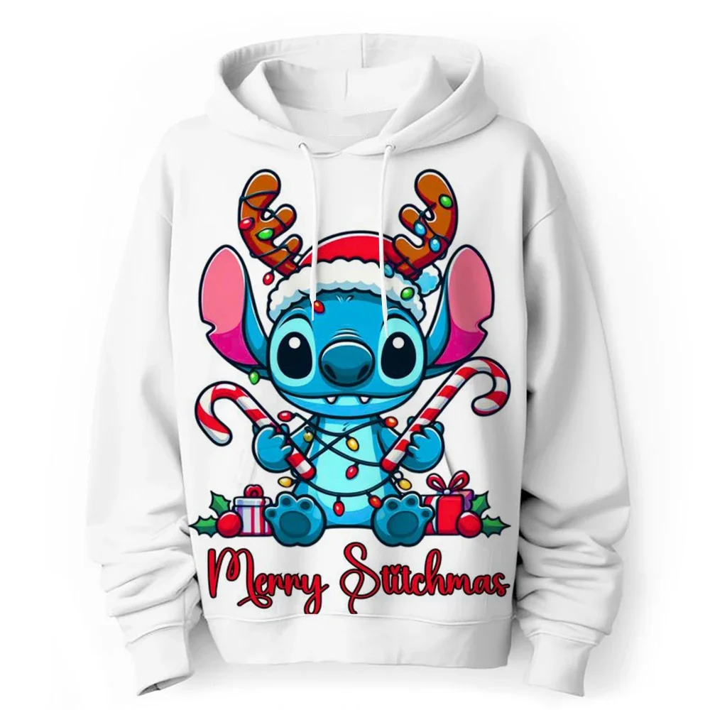 Christmas Kawaii Stitch Anime 3D Print Sweatshirt