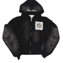 Kawaii Hell In Paradise Street Retro Gothic Hoodie Kawaii Hell In Paradise Street Retro Gothic Hoodie