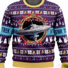Kawaii Star Trek Spaceship Printed Sweater Kawaii Star Trek Spaceship Printed Sweater