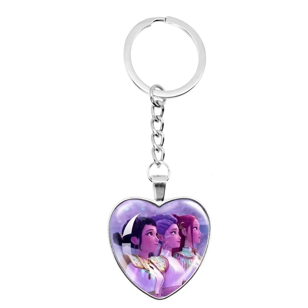 Kawaii KPop Demon Hunters Alloy Keychain