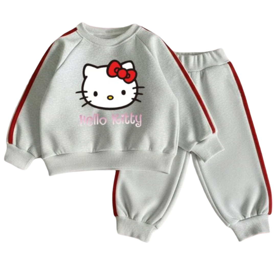 Kawaii Sanrio Hello Kitty Print Sweater And Pant Set