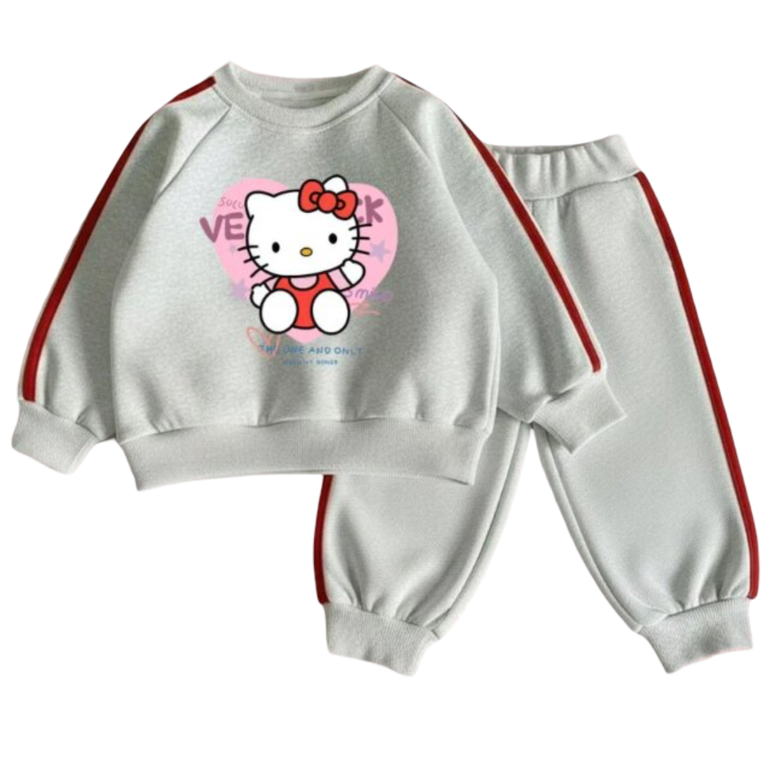 Kawaii Sanrio Hello Kitty Print Sweater And Pant Set