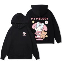 Kawaii Cartoon Sanrio My Melody Print Hoodie Kawaii Cartoon Sanrio My Melody Print Hoodie