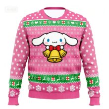 2026 Sanrio Yugui Dog Christmas Kids/Adults Pink Round Neck Hoodie Y2K Christmas Family Dress Christmas Gift Loose Top 2026 Sanrio Yugui Dog Christmas Kids/Adults Pink Round Neck Hoodie Y2K Christmas Family Dress Christmas Gift Loose Top