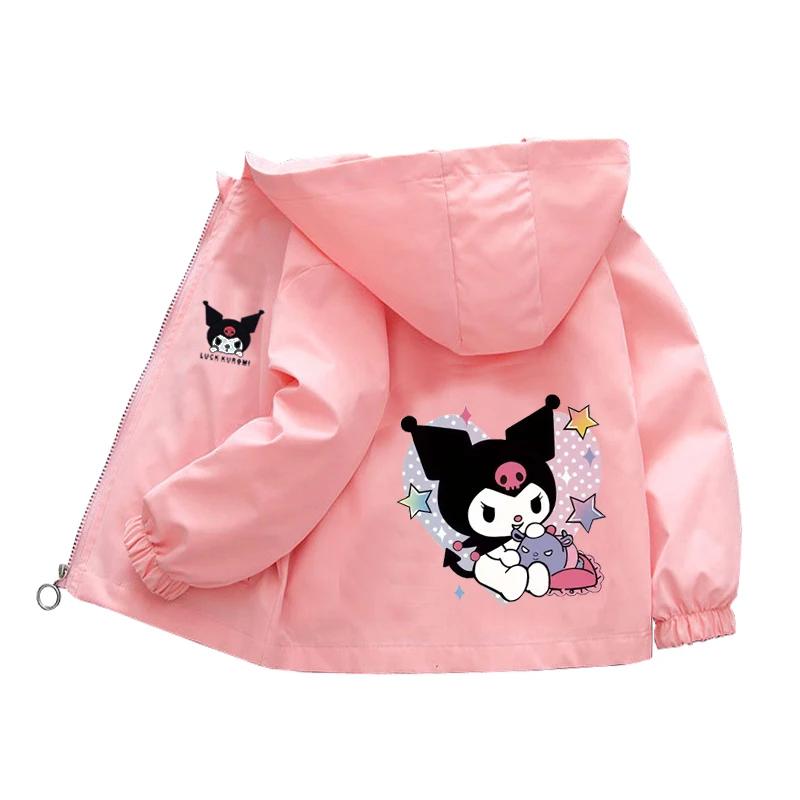 Kawaii Sanrio Kuromi Print Jacket