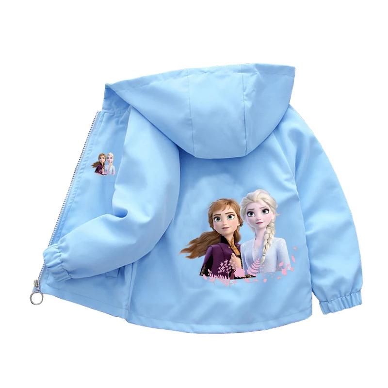 Kawaii Frozen Elsa And Anna Printed Jacket