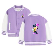 Kawaii Minnie Mouse Print Casual Jacket Kawaii Minnie Mouse Print Casual Jacket