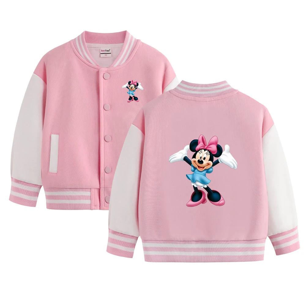 Kawaii Minnie Mouse Casual Printed Jacket