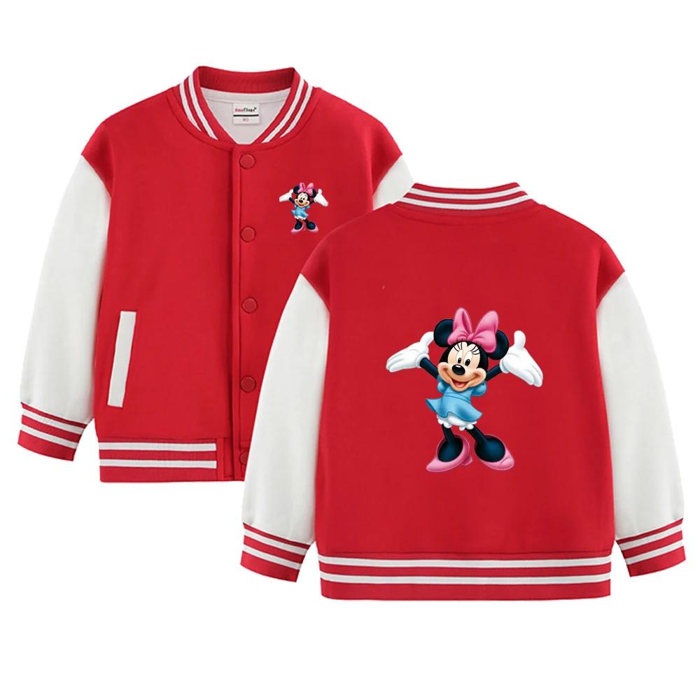 Kawaii Minnie Mouse Casual Printed Jacket