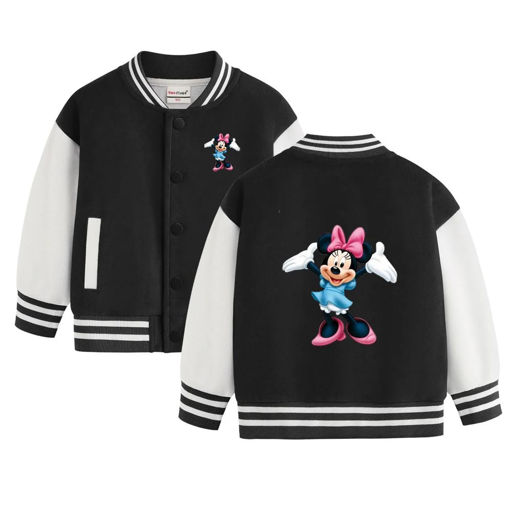 Kawaii Minnie Mouse Casual Printed Jacket