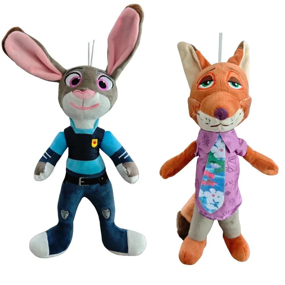 Kawaii Cartoon Zootopia Nick And Judy Plush Toy