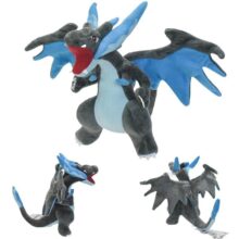 23cm Kawaii Anime Pokemon Mega Charizard X Plush Toy 23cm Kawaii Anime Pokemon Mega Charizard X Plush Toy