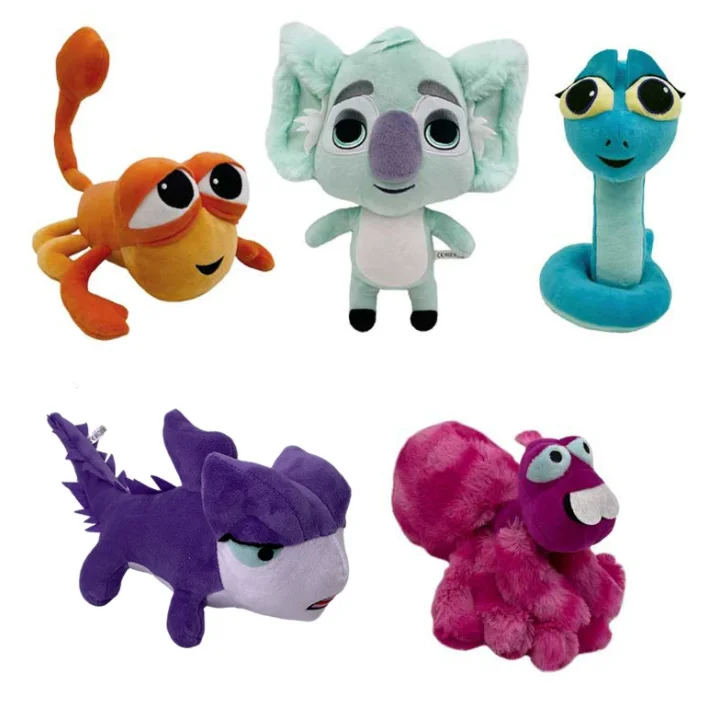 5Pcs Kawaii Back To The Outback Plush Toy