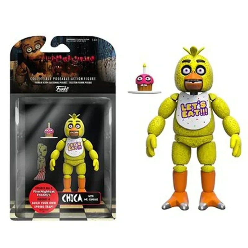 Kawaii Five Nights At Freddy's Chica Action Figure Toy With Blind Box